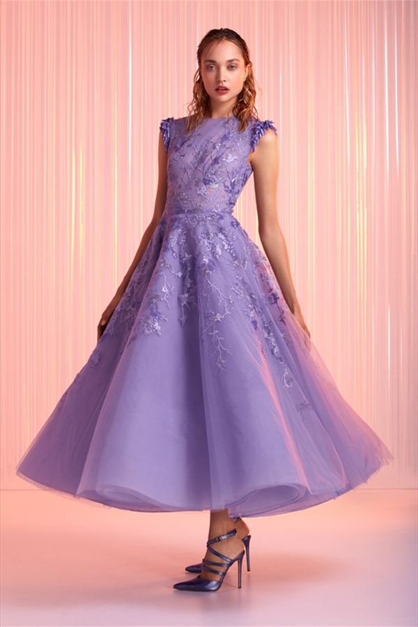 Glamorous Evening Dresses Jewel A Line Applique Sequins Ankle Length Dress Prom Wear Custom Made Red Carpet Gowns