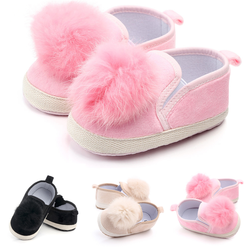 Newborn Toddler Baby Girl Shoes Soft Sole Anti-slip Shoes Pompon Solid Color Fashion Casual Girls Shoes
Newborn Toddler Baby Girl Shoes Soft Sole Anti-slip Shoes Pompon Solid Color Fashion Casual Girls Shoes