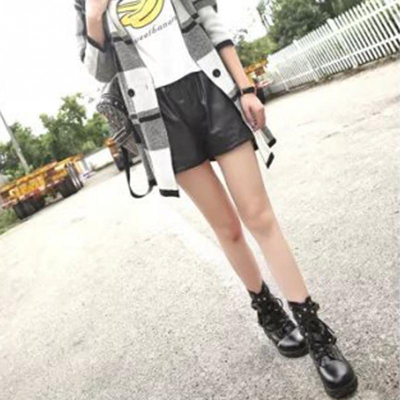 Hot Sale- Fashion New Punk Gothic Style Lace up Belts Round Toe Boots Women Shoes Short Boots Street haulage motor mujer zapatos