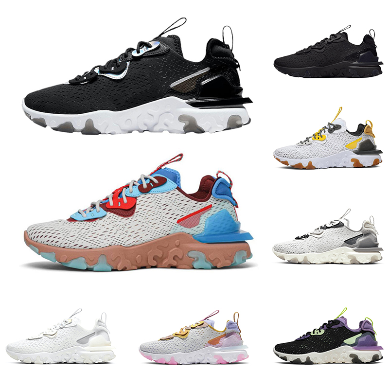 React Vision Element 87 55 mens running shoes Black Iridescent UNDERCOVER triple black white Taped Seams men women sports sneakers, Black iridescent 36-45
React Vision Element 87 55 mens running shoes Black Iridescent UNDERCOVER triple black white Taped Seams men women sports sneakers, Black iridescent 36-45