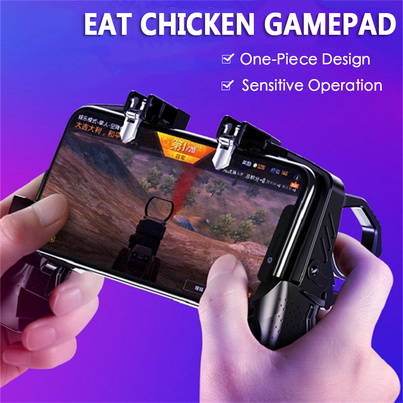 K21 Button Triggers Equipment For PUBG Mobile Joystick Gamepad Mobile Game Controller For IPhone Huawei Xiaomi Cell Phone Gaming
