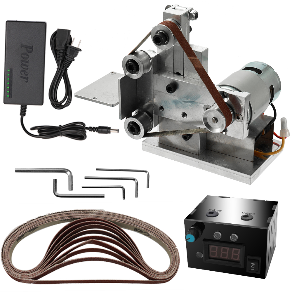 Mini Electric Belt Sander DIY Polishing Grinding Machine Cutter Edges Sharpener Multifunctional Grinder Metal Polishing Tools
Mini Electric Belt Sander DIY Polishing Grinding Machine Cutter Edges Sharpener Multifunctional Grinder Metal Polishing Tools