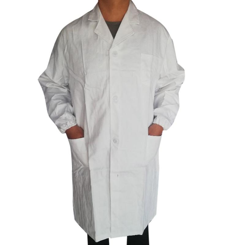 Unisex Simple Trench Plus Size Long Sleeve White Outwear Blouse With Pocket For Women Men Worker Clothes Solid White Trench Coat, As pic
Unisex Simple Trench Plus Size Long Sleeve White Outwear Blouse With Pocket For Women Men Worker Clothes Solid White Trench Coat, As pic