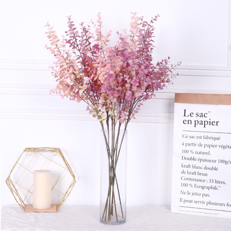 81cm Artificial fake plants eucalyptus leaves Simulation plant round leaf money leaf wedding home decoration accessories, Pink
81cm Artificial fake plants eucalyptus leaves Simulation plant round leaf money leaf wedding home decoration accessories, Pink