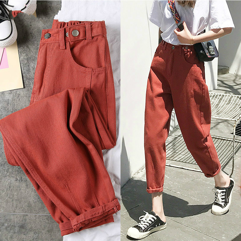 AprilGrass Brand Designer Women Jeans Pants Spring Black Boyfriends Jeans For Women Loose Harem Jeans Denim Pants Trousers, White
AprilGrass Brand Designer Women Jeans Pants Spring Black Boyfriends Jeans For Women Loose Harem Jeans Denim Pants Trousers, White