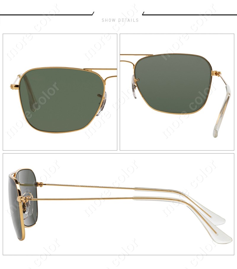 Luxury brand TOP quality square metal mens wome Sunglasses Eyeware Metal Frame sun glasse for male female Des Lunettes De Soleil