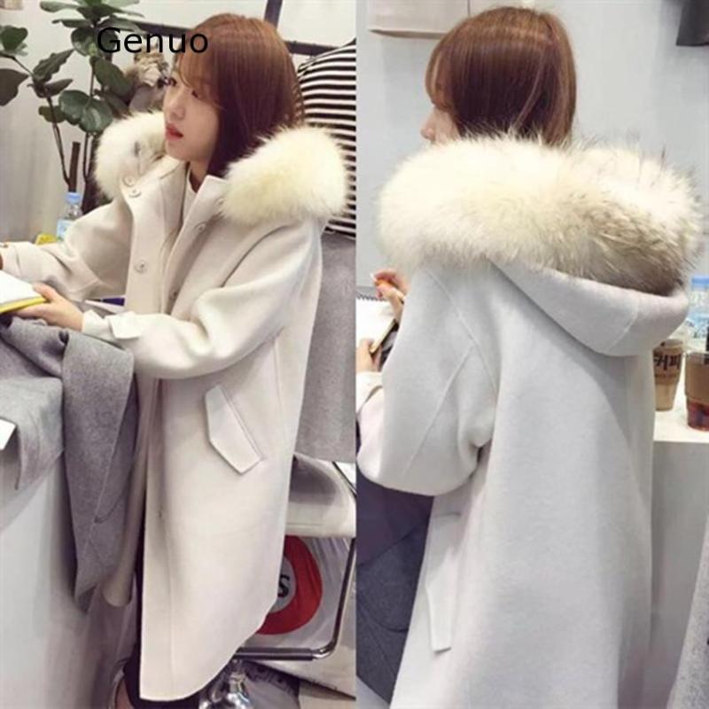 Genuo 2020 New Autumn And Winter Women' Hooded Woolen Coat And Long Sections Thicker Nagymaros Collar Woolen Coat Solid Color, Gray
Genuo 2020 New Autumn And Winter Women' Hooded Woolen Coat And Long Sections Thicker Nagymaros Collar Woolen Coat Solid Color, Gray