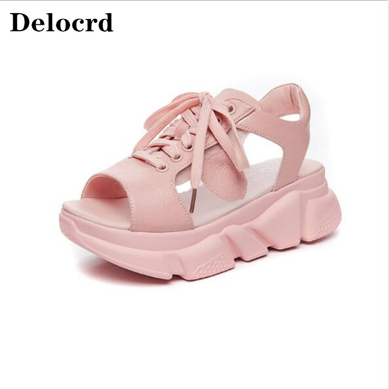 34-40 Sports Sandals 2020 New Korean version of Harajuku wild Hollow Sponge Cake thick Bottom sandals Fashion Fish Mouth Shoes, Beige 
34-40 Sports Sandals 2020 New Korean version of Harajuku wild Hollow Sponge Cake thick Bottom sandals Fashion Fish Mouth Shoes, Beige