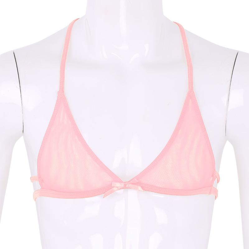 MSemis Sexy Men Bra Sissy Lingerie Pink Lace Gay Underwear Mesh See Through Sheer Y-shape Back Unlined Triangle Bralette Bra Top, Black
MSemis Sexy Men Bra Sissy Lingerie Pink Lace Gay Underwear Mesh See Through Sheer Y-shape Back Unlined Triangle Bralette Bra Top, Black