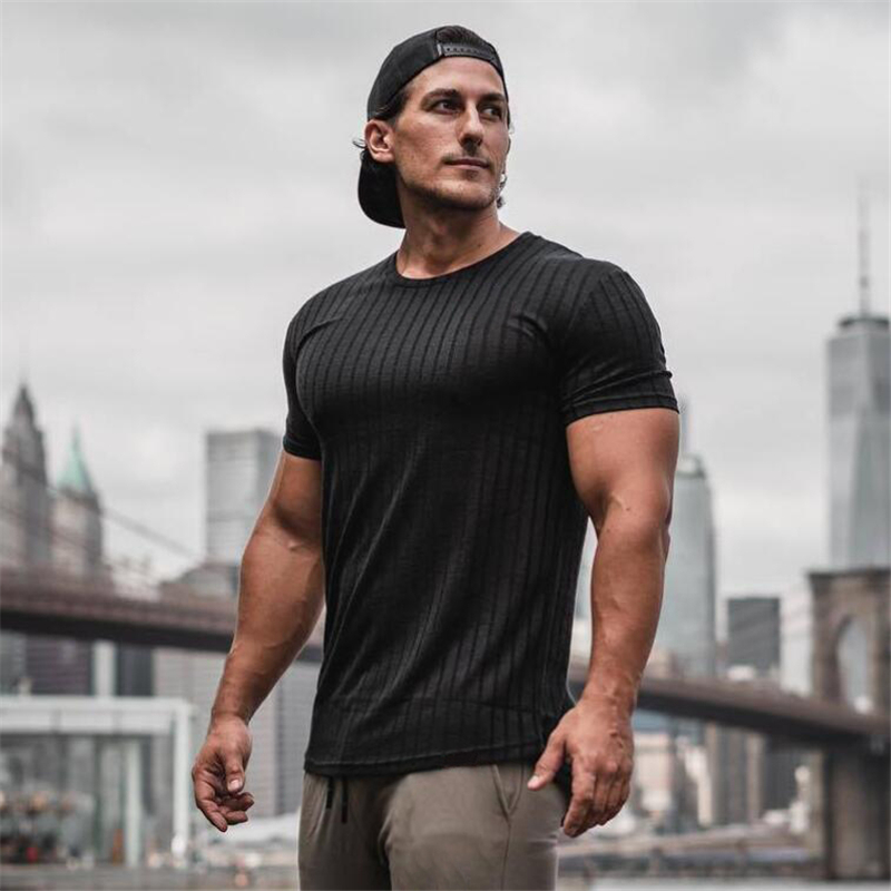 New Sport Running Shirt Men Knitted O-Neck Gym Training T shirt men Elastic tight T-shirt Male Sport Bodybuilding Fitness Tshirt, Blue
New Sport Running Shirt Men Knitted O-Neck Gym Training T shirt men Elastic tight T-shirt Male Sport Bodybuilding Fitness Tshirt, Blue