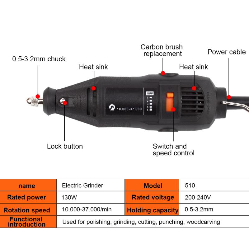 HGhomeart 130W Multitool Woodworking Polishing Electric Tool 220V Machine Polishing Making Tool Cutting and Drilling Sets
HGhomeart 130W Multitool Woodworking Polishing Electric Tool 220V Machine Polishing Making Tool Cutting and Drilling Sets