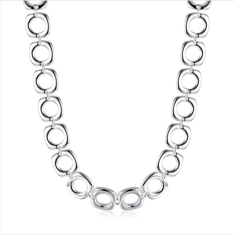 Plated sterling silver necklace 20INCHS*15MM Full Square Wordless Necklace DHSN033 Top sale 925 silver plate Chains Necklaces jewelry
Plated sterling silver necklace 20INCHS*15MM Full Square Wordless Necklace DHSN033 Top sale 925 silver plate Chains Necklaces jewelry