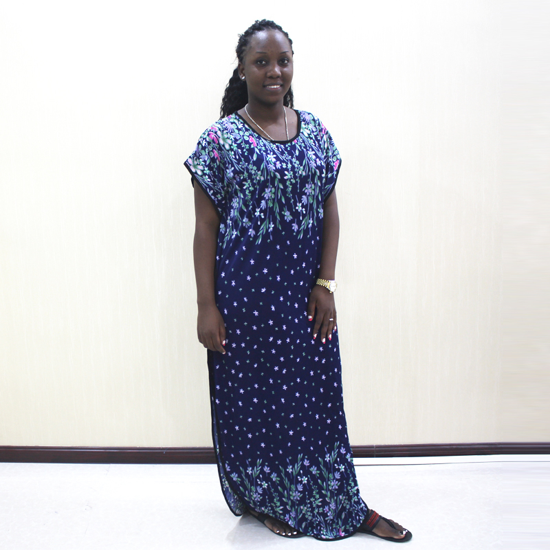 Dashikiage Floral Print Short Sleeve Casual Blue Dress African Dashiki Dress For Women
Dashikiage Floral Print Short Sleeve Casual Blue Dress African Dashiki Dress For Women