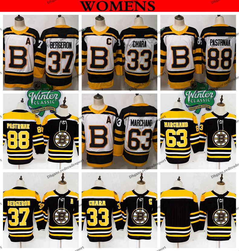 2019 Womens Boston Bruins Hockey Jerseys 37 Patrice Bergeron 33 Zdeno Chara 63 Brad Marchand 88 David Pastrnak Ladies Black Home Shirts, Black 63
2019 Womens Boston Bruins Hockey Jerseys 37 Patrice Bergeron 33 Zdeno Chara 63 Brad Marchand 88 David Pastrnak Ladies Black Home Shirts, Black 63