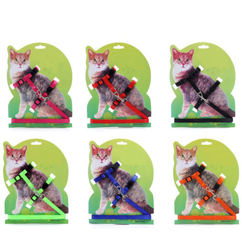 Pet Cat Harness Leash Adjustable Cat Harness Breakaway Nylon Strap Collar with Leash Leads for Kitten Puppy Small Dogs Walking
Pet Cat Harness Leash Adjustable Cat Harness Breakaway Nylon Strap Collar with Leash Leads for Kitten Puppy Small Dogs Walking