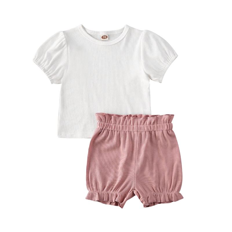 Infant Newborn Baby Girl Puff Short Sleeve Tops Shirt Shorts Bottoms 2pcs Solid Clothes Summer Outfits
Infant Newborn Baby Girl Puff Short Sleeve Tops Shirt Shorts Bottoms 2pcs Solid Clothes Summer Outfits