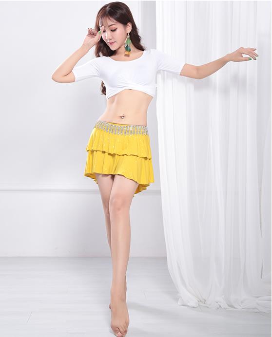 New Lady Women Dance Bellyance Costumes 2 Layers Half Skirt Sparking Oriental Dancing Dress Practice Wear 2 Colors E0027, Green
New Lady Women Dance Bellyance Costumes 2 Layers Half Skirt Sparking Oriental Dancing Dress Practice Wear 2 Colors E0027, Green