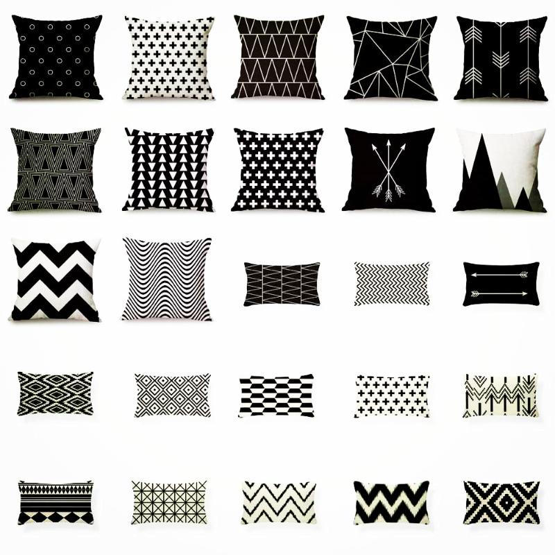 Black and White Decorative Pillows Case Cover Geometric Wave Stripe Geometry Cushion Cover for Sofa Home Decor Lumbar Case
Black and White Decorative Pillows Case Cover Geometric Wave Stripe Geometry Cushion Cover for Sofa Home Decor Lumbar Case