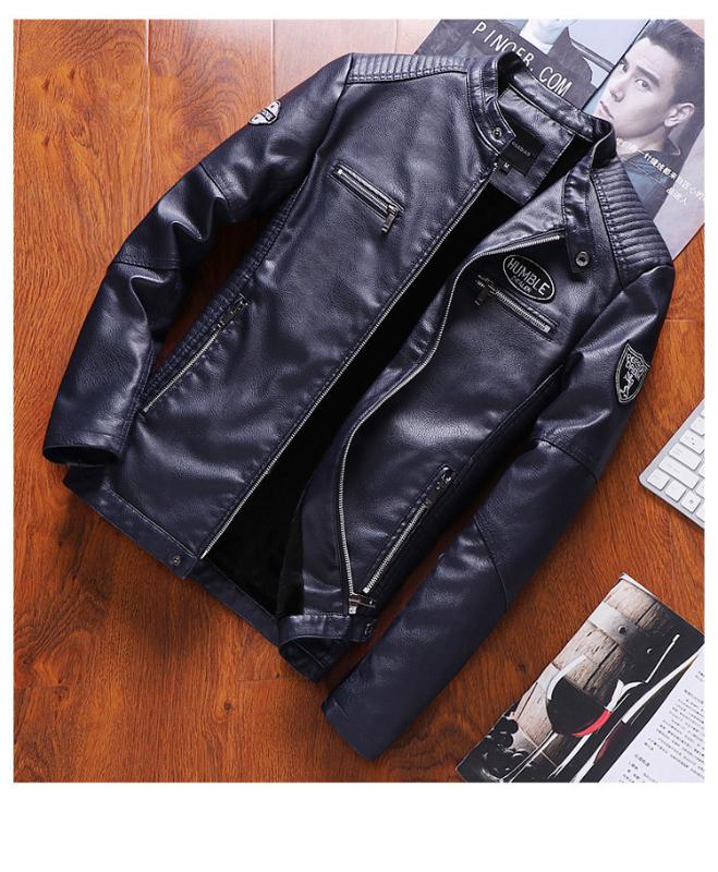 2020 Fashionable Men's Leather Jacket Motorcycle Casual PU Jacket Men's Zipper Solid Color Fashion Slim PU Men
2020 Fashionable Men's Leather Jacket Motorcycle Casual PU Jacket Men's Zipper Solid Color Fashion Slim PU Men