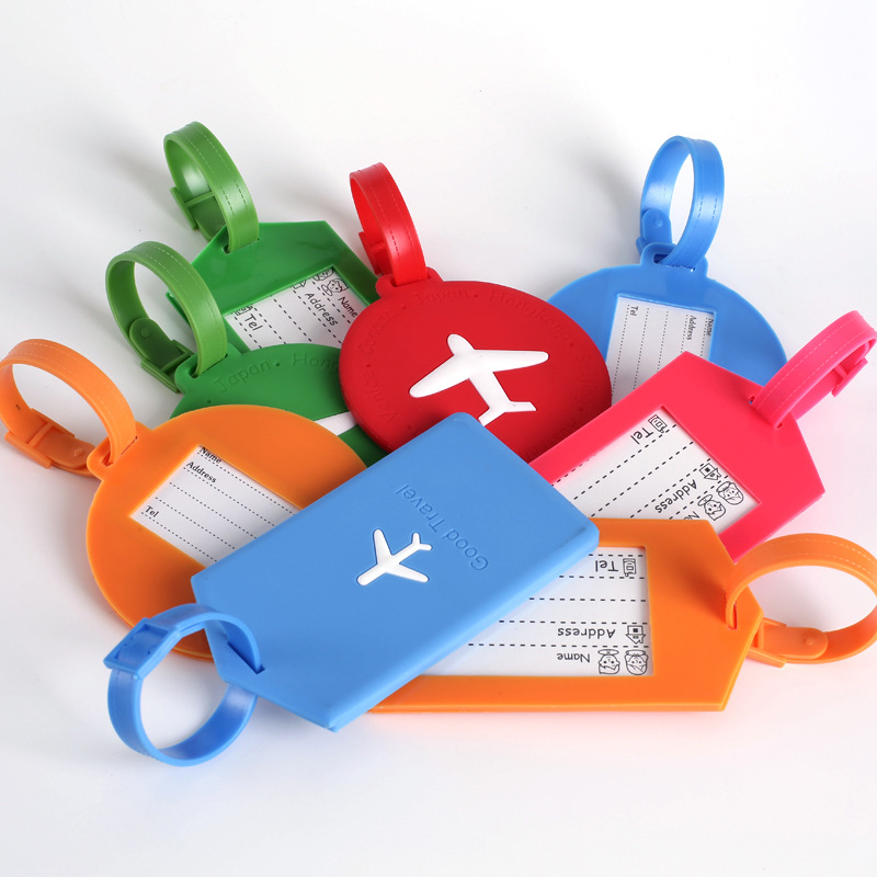 High quality travel luggage tag baggage suitcase anti lost soft PVC reusable mark label square or round, Black
High quality travel luggage tag baggage suitcase anti lost soft PVC reusable mark label square or round, Black