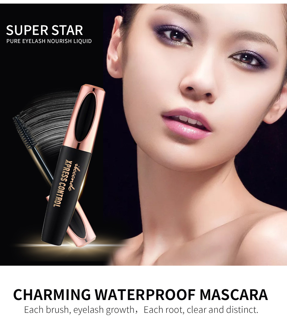 Silk Fiber Lash Mascara Waterproof Rimel 3D Mascara For Eyelash Black Thick Lengthening Eye Lashes Cosmetics