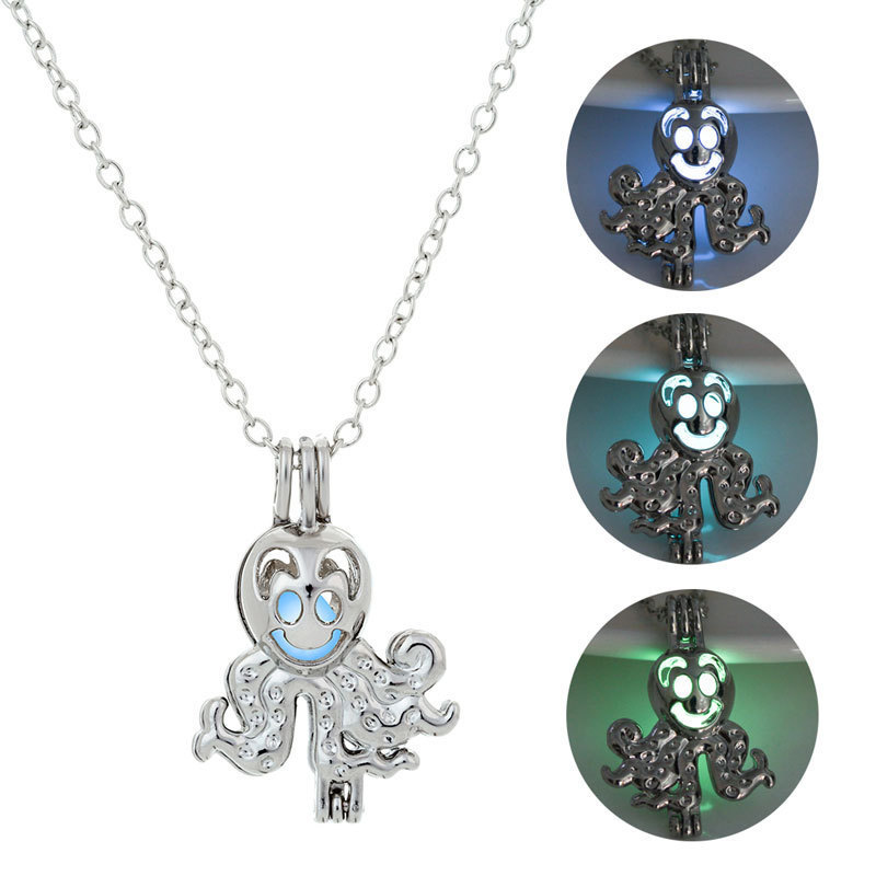 Abroad Noctilucent Pearl Necklace Marine Life Octopus Diy Pendeloque Cut Halloween Personality Gift
Abroad Noctilucent Pearl Necklace Marine Life Octopus Diy Pendeloque Cut Halloween Personality Gift