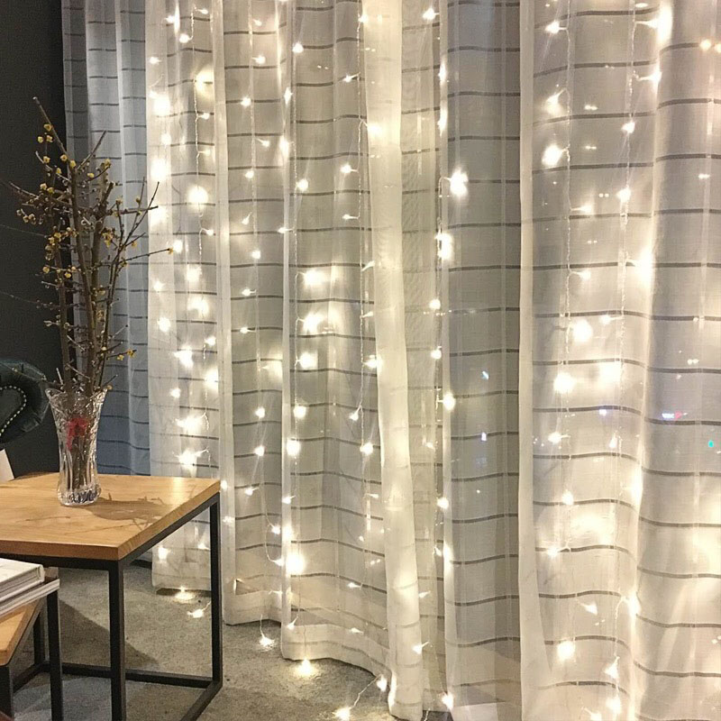 3X3m 300 LED Lamp Ornaments Curtain New Year Lights Christmas Decorations For Home Party Wedding Home Decor Enfeites De Natal
3X3m 300 LED Lamp Ornaments Curtain New Year Lights Christmas Decorations For Home Party Wedding Home Decor Enfeites De Natal