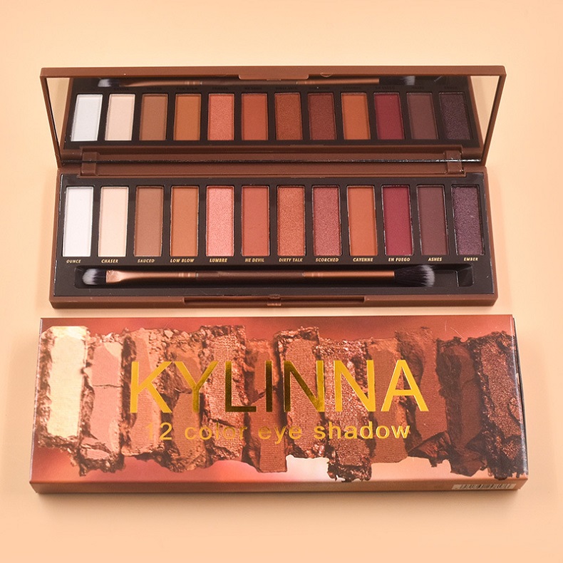KYLNNA 12 color eye shadow 12 colors latest makeup Shadow Palette 12 color eye shadow palette DHL free, Multi
KYLNNA 12 color eye shadow 12 colors latest makeup Shadow Palette 12 color eye shadow palette DHL free, Multi