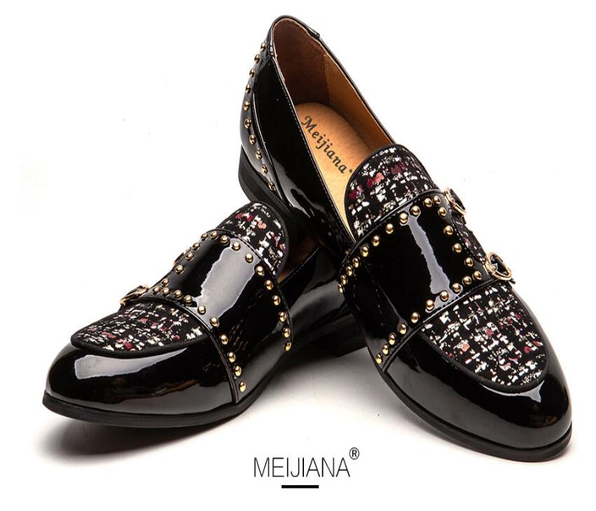 NEW Fashion Men Flats Shoes HandMade Shiny Gold and Silver party and wedding men dress loafers Big Size Mocassins EUR38-46 BMM802, Black
NEW Fashion Men Flats Shoes HandMade Shiny Gold and Silver party and wedding men dress loafers Big Size Mocassins EUR38-46 BMM802, Black