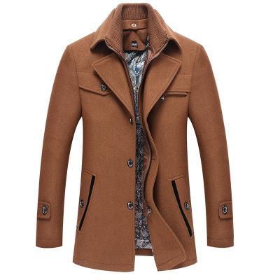 Mens Winter Coat Fashion Plus Size Thick Wool Jackets Designer Solid Color Slim Outerwear, Gray
Mens Winter Coat Fashion Plus Size Thick Wool Jackets Designer Solid Color Slim Outerwear, Gray