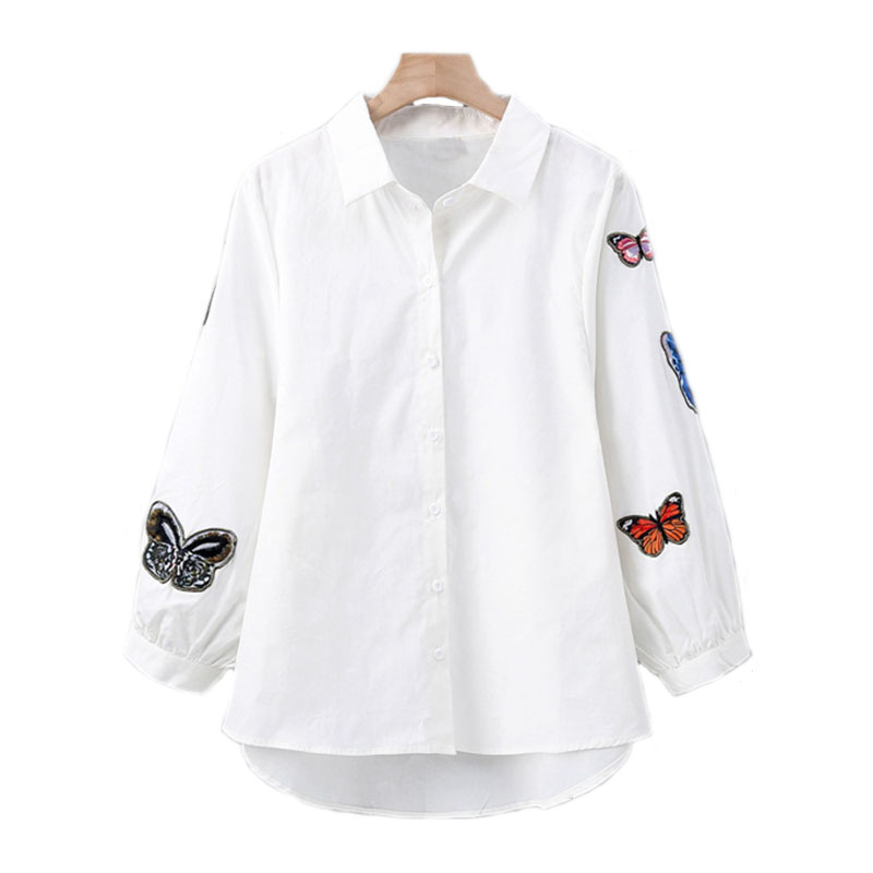 Plus Size 5XL Lady blusas Embroidery Blouses Long Sleeve womens Shirts and blouses blouse Office Lady Shirt blouse, Black
Plus Size 5XL Lady blusas Embroidery Blouses Long Sleeve womens Shirts and blouses blouse Office Lady Shirt blouse, Black