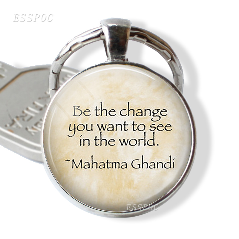 Be the Change You Want to See in the World " Letters Keychain Quote Key Chain Metal Keyring Graduation Gift
Be the Change You Want to See in the World " Letters Keychain Quote Key Chain Metal Keyring Graduation Gift