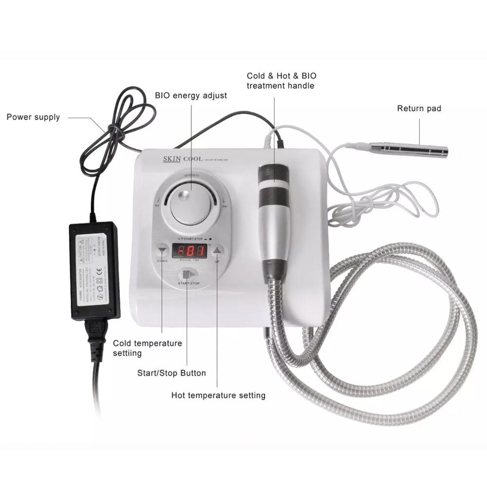 Skin cool Electroporation no needle mesotherapy Korea machine for beauty salon and home