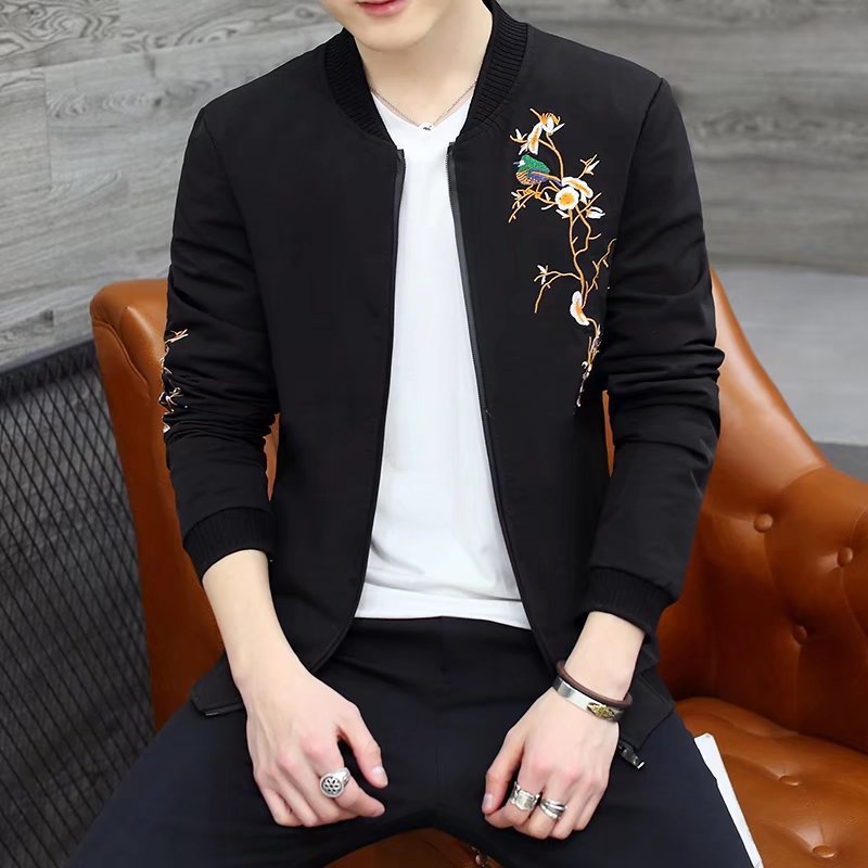 Men jackets black 2019 youth Korean version of the leisure locomotive summer thin man windbreaker jacket blusa masculina XXL
Men jackets black 2019 youth Korean version of the leisure locomotive summer thin man windbreaker jacket blusa masculina XXL