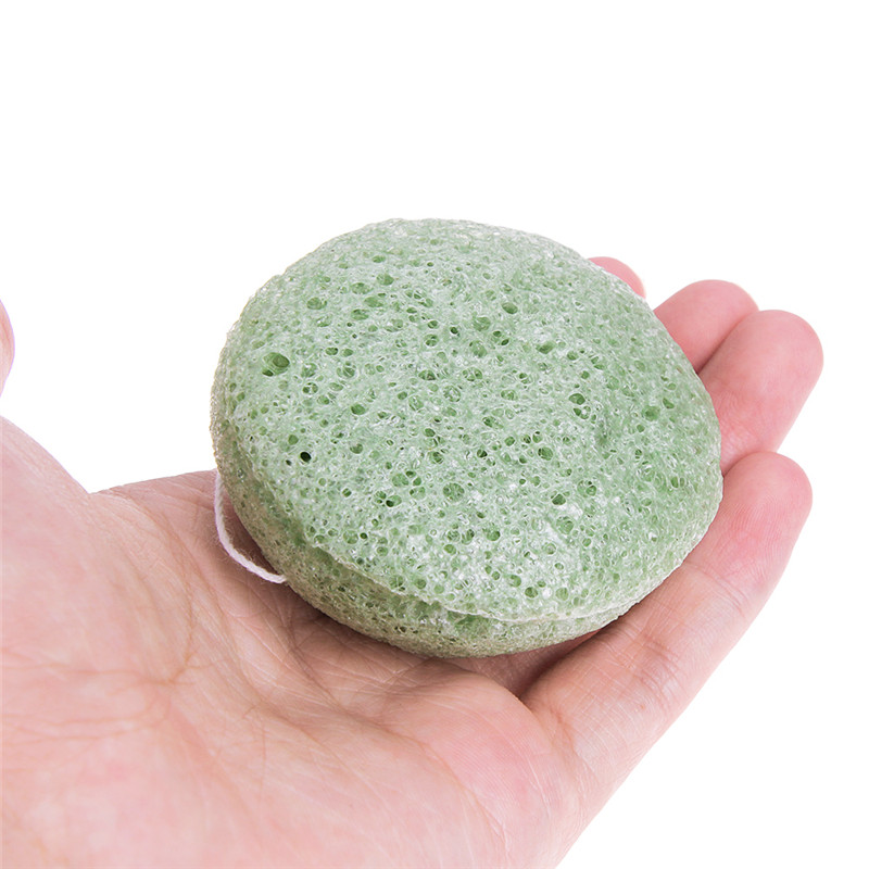 Hot Natural Konjac Konnyaku Facial Puff Face Cleanse Washing Sponge Exfoliator Cleansing Sponge Puff Facial Cleanser