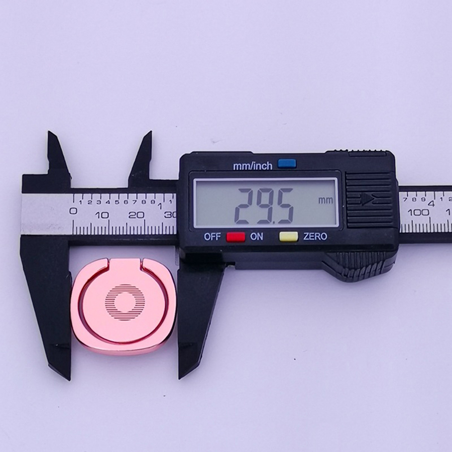 Slim Round Metal Finger Ring Grip Holder Magnetic 360 Degree Rotation Kickstand Universal Bracket Stand DIY Blank for Cell Phone and Tablet