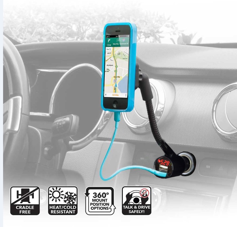 Universal Car Phone Holder 12V Dual USB Cigarette Lighter Mount Holder Charger Cradles For Cellphone SmartPhone, Black
Universal Car Phone Holder 12V Dual USB Cigarette Lighter Mount Holder Charger Cradles For Cellphone SmartPhone, Black