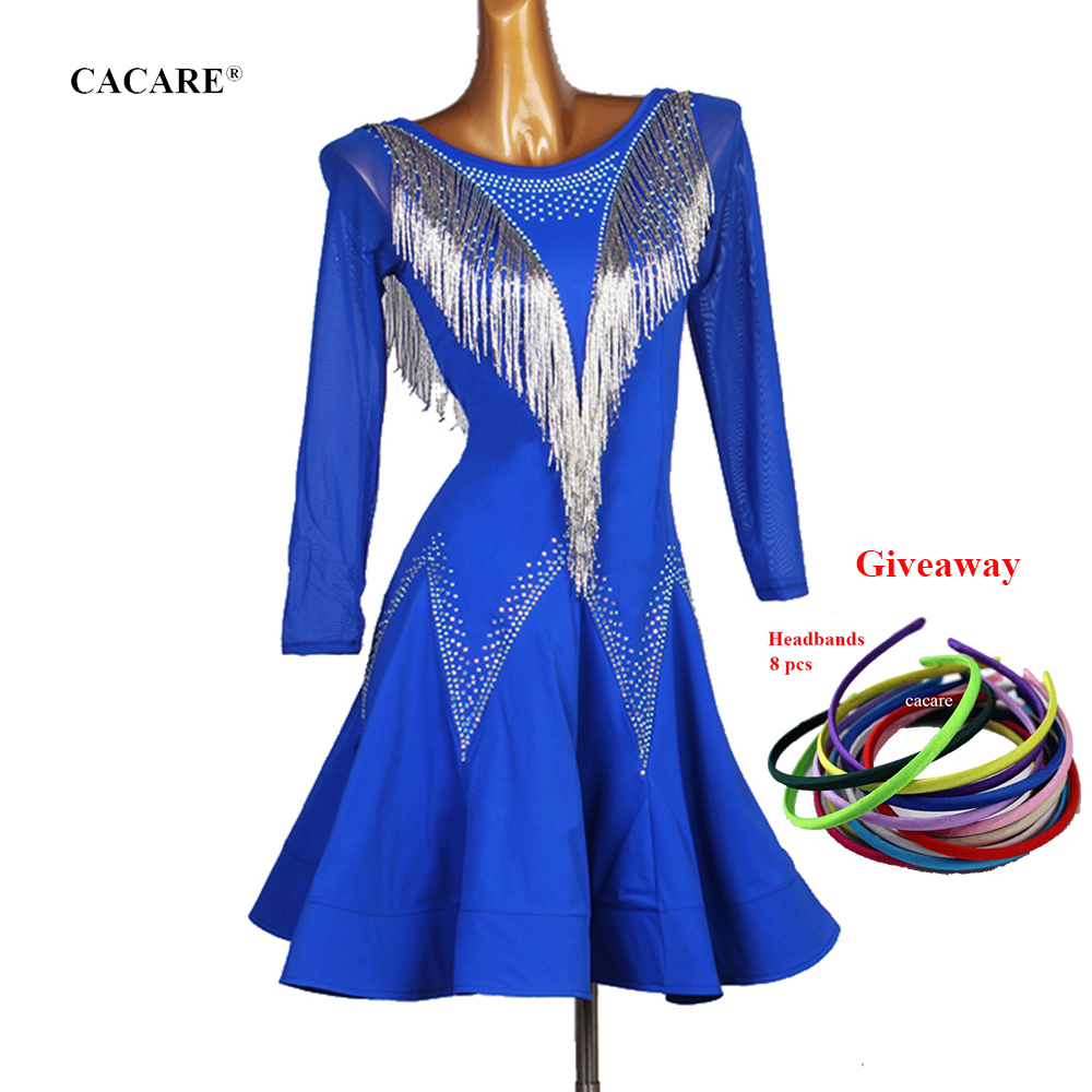Customize Latin Dance Dress Fringe Women Girls Dress Salsa Latin Dance Competition Dancing Dresses D0696 CACARE Ruffled Hem Mesh Sleeve, Blue
Customize Latin Dance Dress Fringe Women Girls Dress Salsa Latin Dance Competition Dancing Dresses D0696 CACARE Ruffled Hem Mesh Sleeve, Blue
