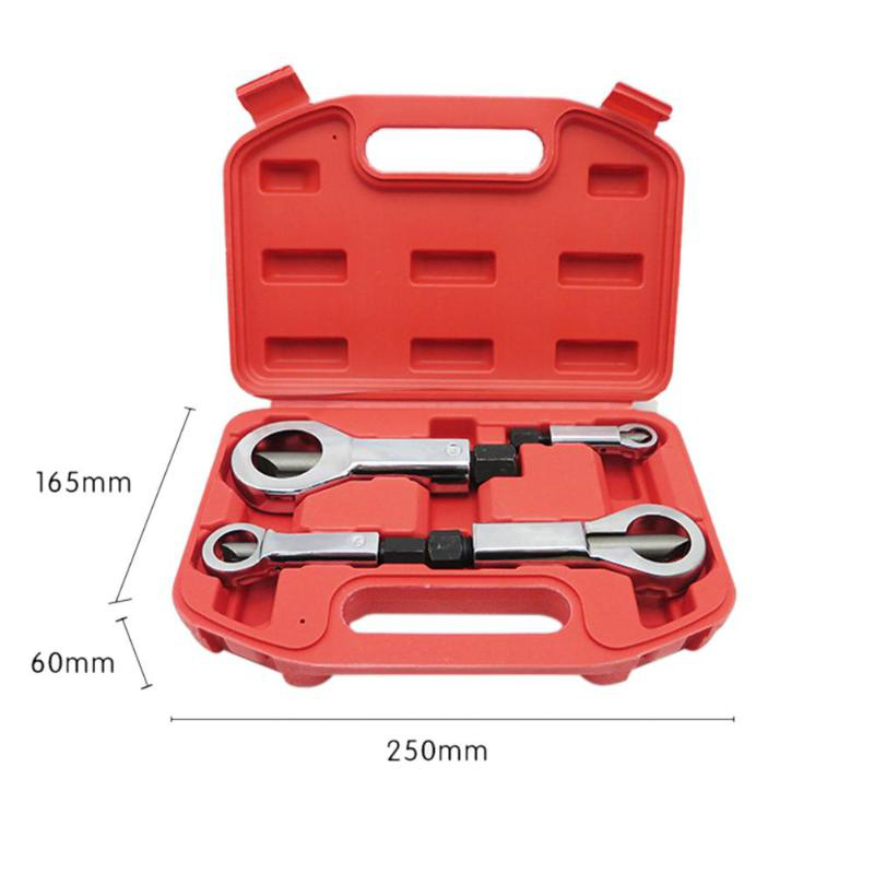 Nut Remover Hand Tools Adjustable Nuts Splitter 9-27mm Damaged Splitters Removers Rust Nut Manual Proffessional Extractor Tool 4Pcs /Set