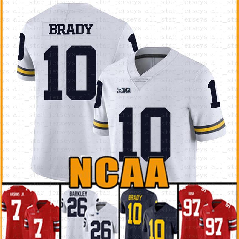 Michigan Wolverines 10 Tom Brady American football Jersey 10 Tom Brady 97 Nick Bosa 26 Saquon Barkley Jerseys men's dult white, Ncaa (langguan)
Michigan Wolverines 10 Tom Brady American football Jersey 10 Tom Brady 97 Nick Bosa 26 Saquon Barkley Jerseys men's dult white, Ncaa (langguan)