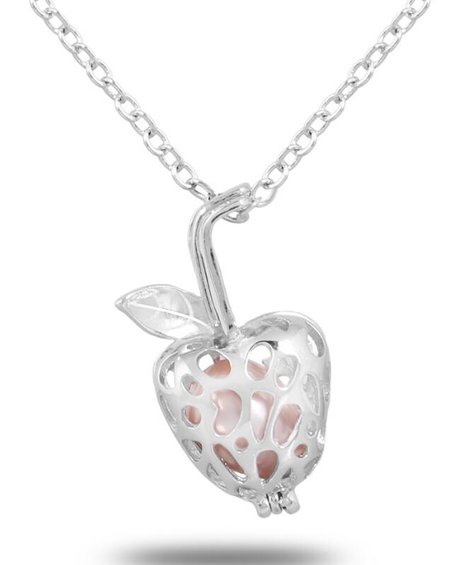 Wholesale-Love Wish Pearl Cages Locket Necklace Oyster Pendant Necklace (Excluding Pearl Canned) Hollow Turtle/Dolphin/Love Pendant Necklace