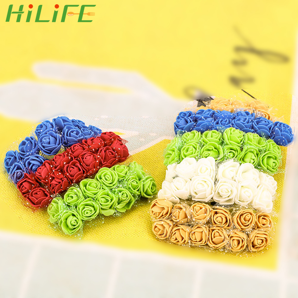 HILIFE 144pcs/12 Bunch Artificial Rose Flower Vines Garland PE Foam Flower DIY Woven Wreath Romantic Candy Gift Box Accessories, Blue
HILIFE 144pcs/12 Bunch Artificial Rose Flower Vines Garland PE Foam Flower DIY Woven Wreath Romantic Candy Gift Box Accessories, Blue