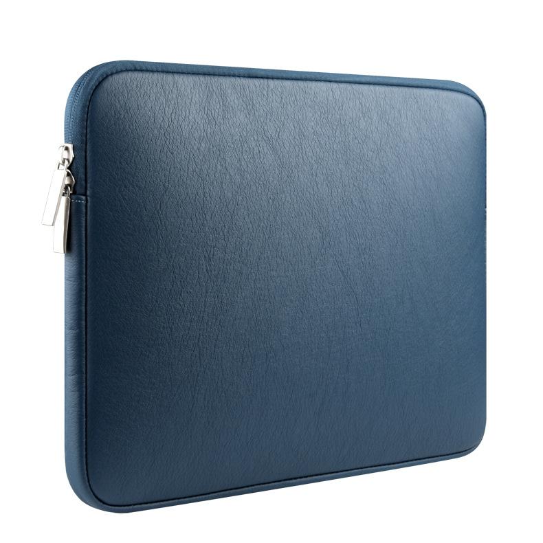 PU Leather Waterproof Laptop Sleeve Bag Protective Zipper Notebook Case Computer Cover for 11 13 15inch For Macbook Air Pro221a