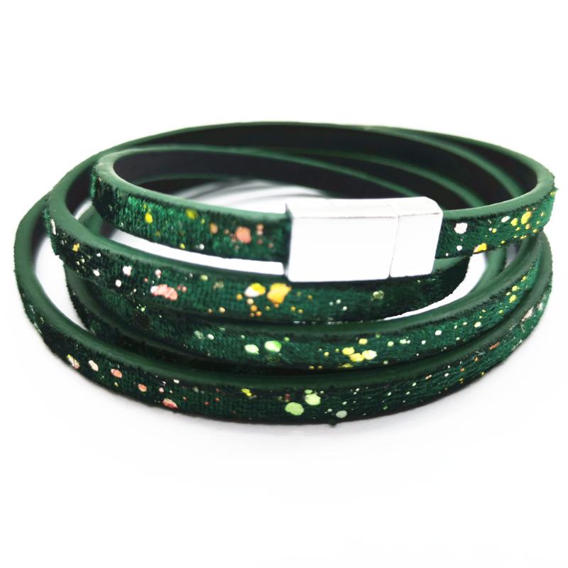 Green Black Ethnic Bohemian Bracelets Magnet Leather Boho Bracelets Women Fashion Girl Female Jewelry National style
Green Black Ethnic Bohemian Bracelets Magnet Leather Boho Bracelets Women Fashion Girl Female Jewelry National style