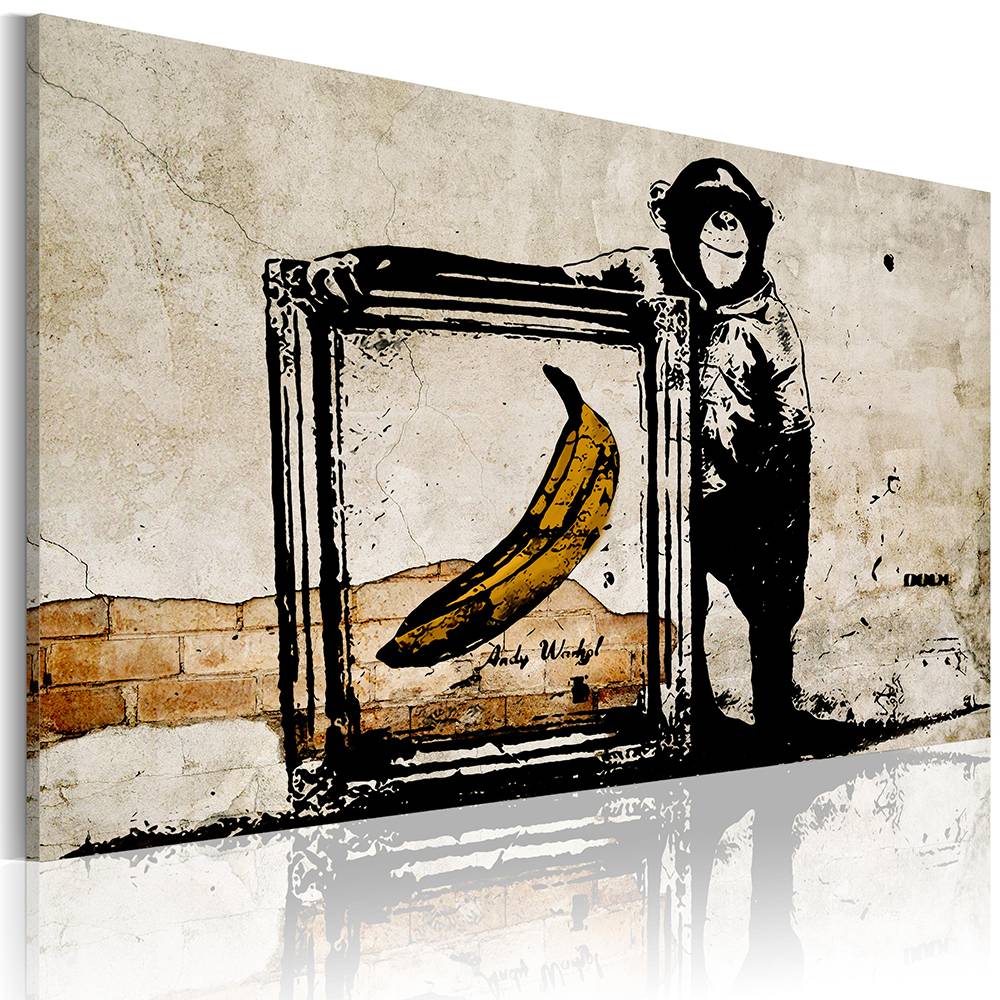 Wall Art of Monkeys and Bananas Painting Pictures Print On Canvas The Picture For The Home Modern Decoration Piece(Frame:No)