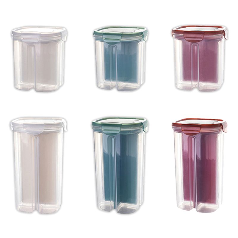 1.9L (2 Grids)/3L (4 Grid) Plastic Kitchen Cereal Dispenser Sealed Flour Grain Rice Storage Box Dry Container Jar Household
1.9L (2 Grids)/3L (4 Grid) Plastic Kitchen Cereal Dispenser Sealed Flour Grain Rice Storage Box Dry Container Jar Household
