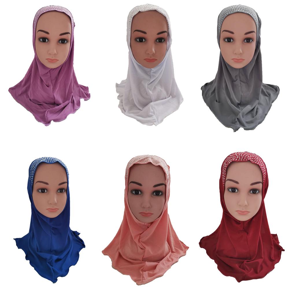 Girls Kids Muslim Hijab Islamic Arab Scarf Shawls Headscarf Amira Cap Arab Hat Rhinestone Headwear Niquabs Neck Cover Hijabs New
Girls Kids Muslim Hijab Islamic Arab Scarf Shawls Headscarf Amira Cap Arab Hat Rhinestone Headwear Niquabs Neck Cover Hijabs New