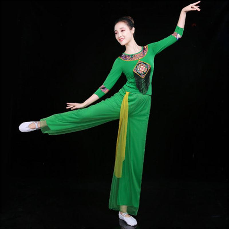 New Yangge clothes National dance performances Spring and summer square dance costumes Set of sleeved clothes
New Yangge clothes National dance performances Spring and summer square dance costumes Set of sleeved clothes