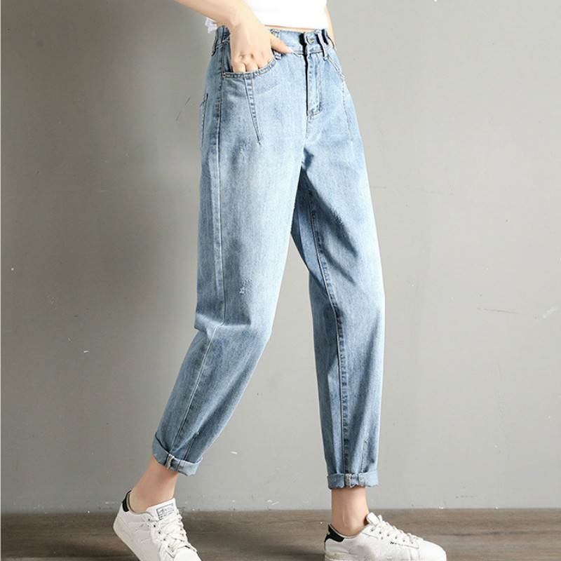 Hot Fashion High Waist Jeans Women Boyfriend Harem Pants Blue Slim Ankle Length Jeans Trousers Loose Female Pockets Pencil, Dark blue
Hot Fashion High Waist Jeans Women Boyfriend Harem Pants Blue Slim Ankle Length Jeans Trousers Loose Female Pockets Pencil, Dark blue