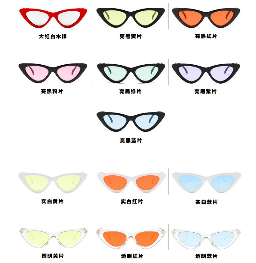 Vintage Cat Eye Sunglasses Fashion kids Goggles Sunblock Children Girls Boys Eyewear Glasses Plastic Frame UV Protection